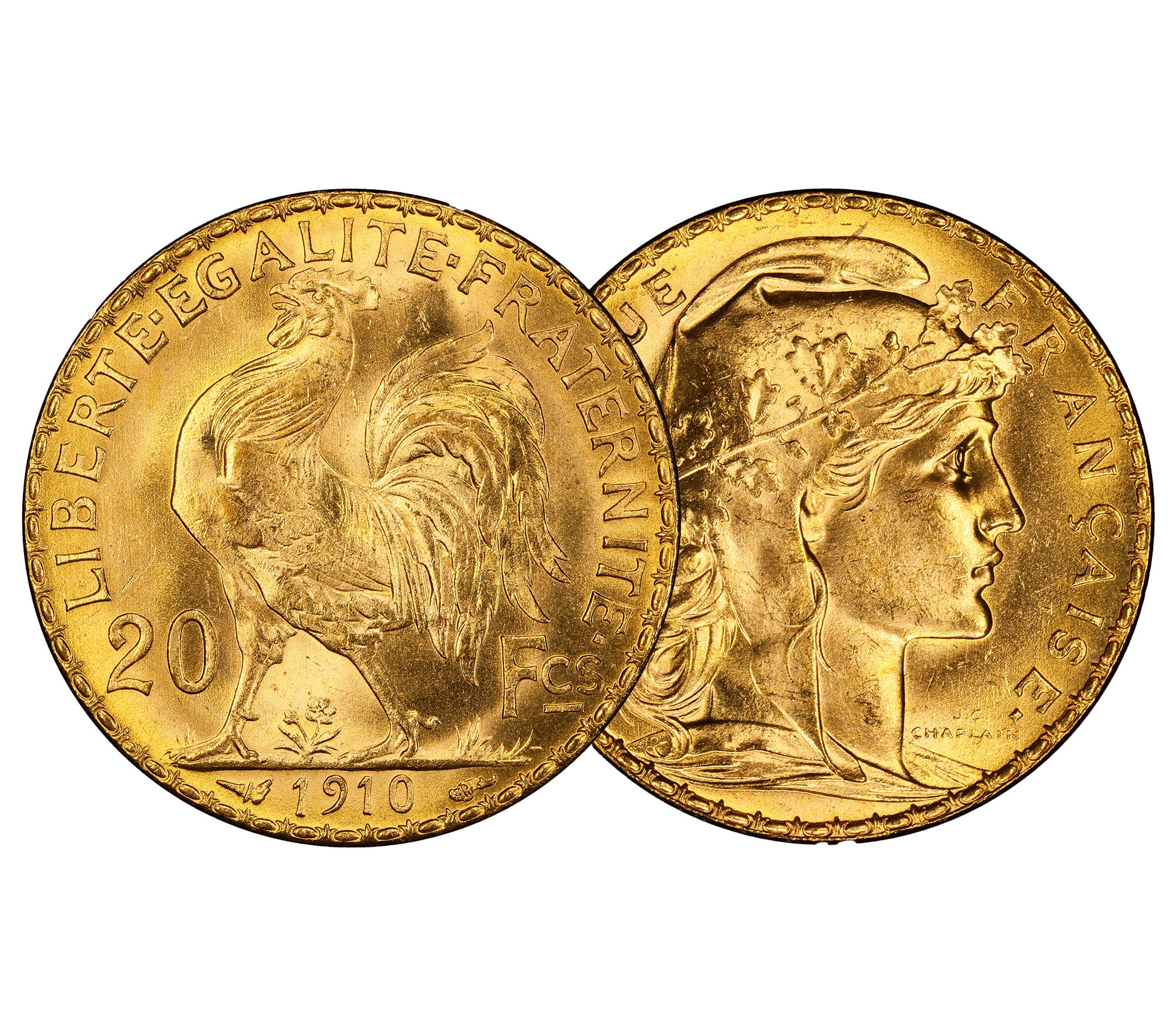 Pièce 20 Francs Coq