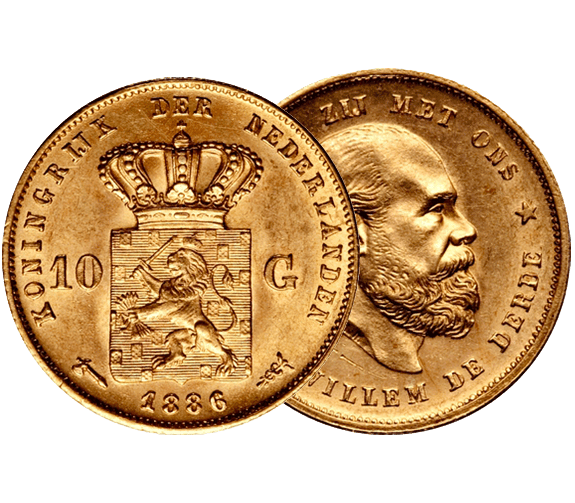 10 Florins Pays-Bas Or Investissement Comptoir National Des Collectionneurs